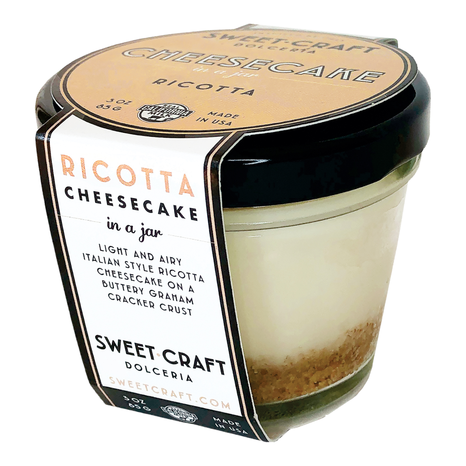 🇮🇹 Cheesecake Ricotta by Sweet Craft Dolceria, 3 oz (65g)
