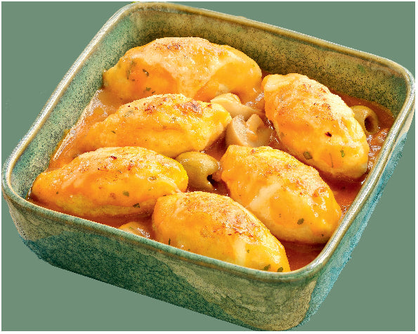 🇫🇷 6 Small Veal Quenelles w/ Sauce Financiere, 14 oz (400g) *Dented can