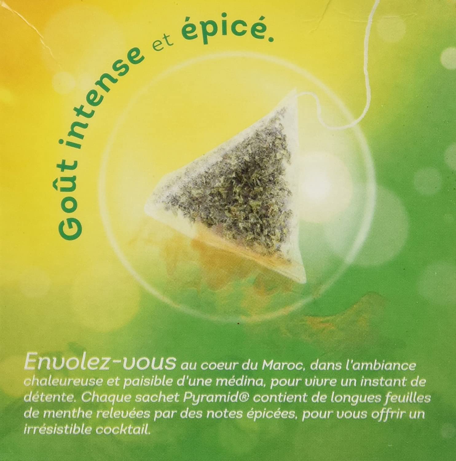 🇲🇦 20 Moroccan Mint & Spices Herbal Tea Bags by Lipton, 1.4 oz (40g)