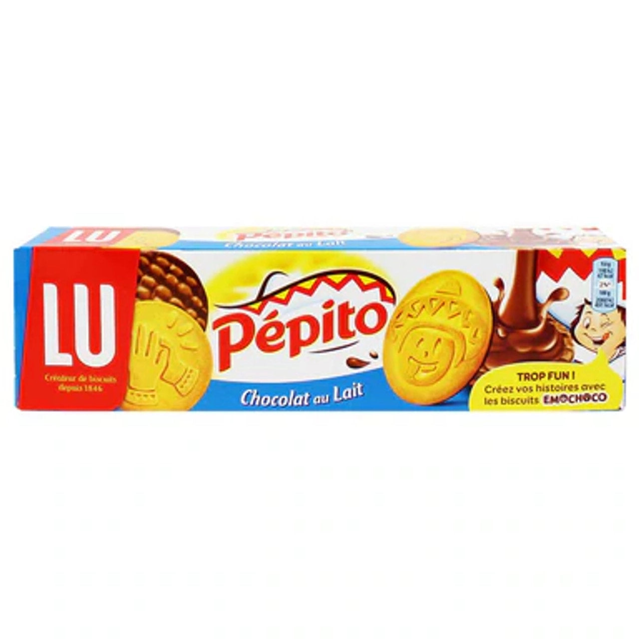🇫🇷 Pepito Milk Chocolate Shortbread Cookies, 7 oz (200g)