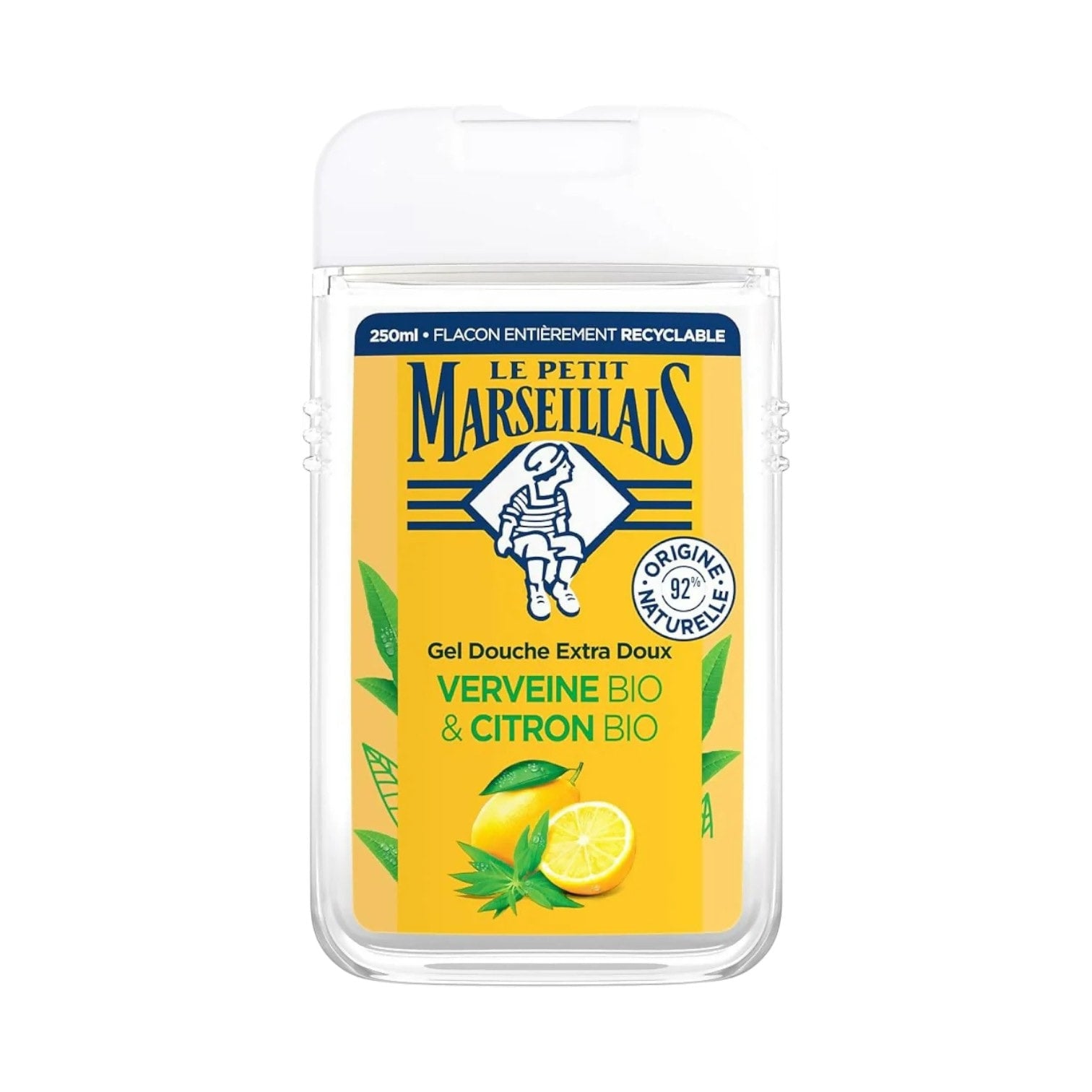 🇫🇷 Organic Verbena & Lemon Extra Gentle Shower Gel by Le Petit Marseillais, 8.4 fl.oz (250 ml)