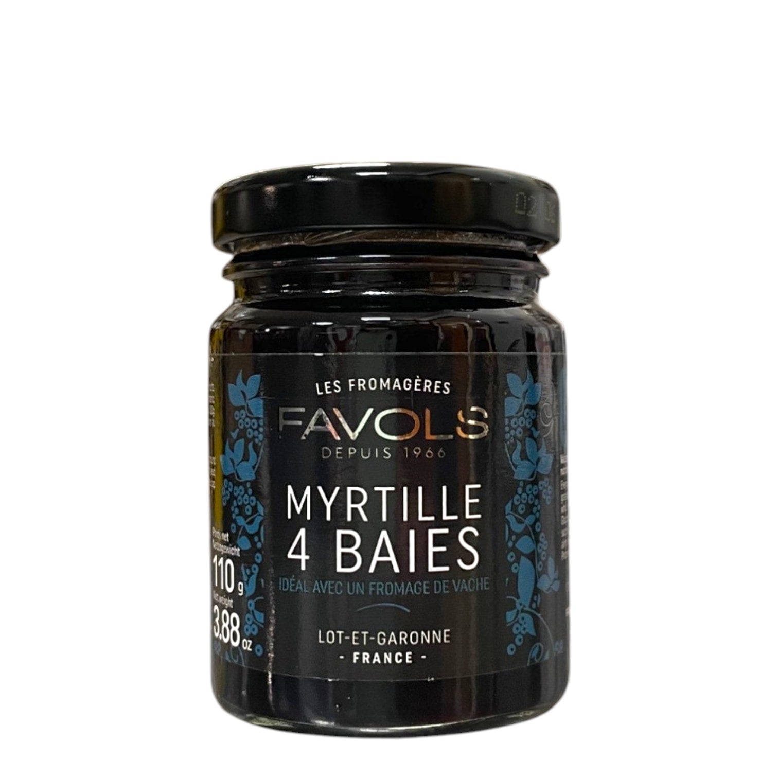 🇫🇷 Blueberry and 5 Mixed PepperJams for Cheeses, 3.9 oz (110g)