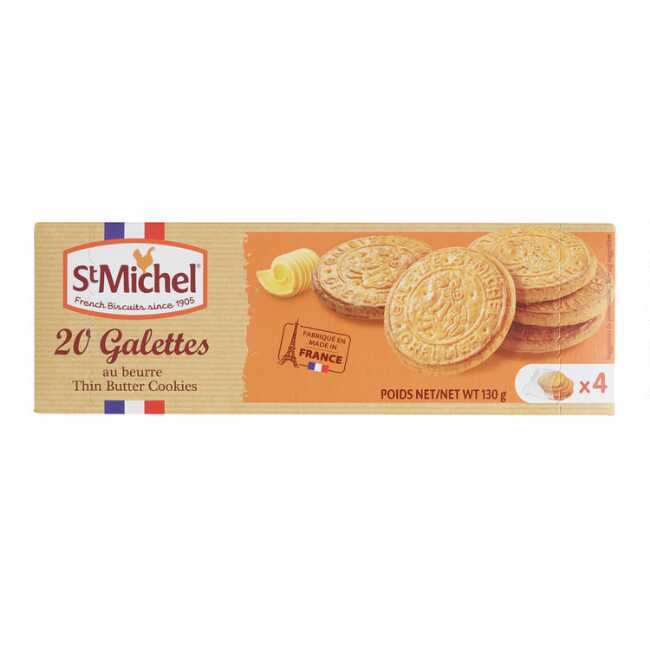 🇫🇷 20 Pure Butter 'Galettes' Brittany Cookies, 4.6 oz (130g)