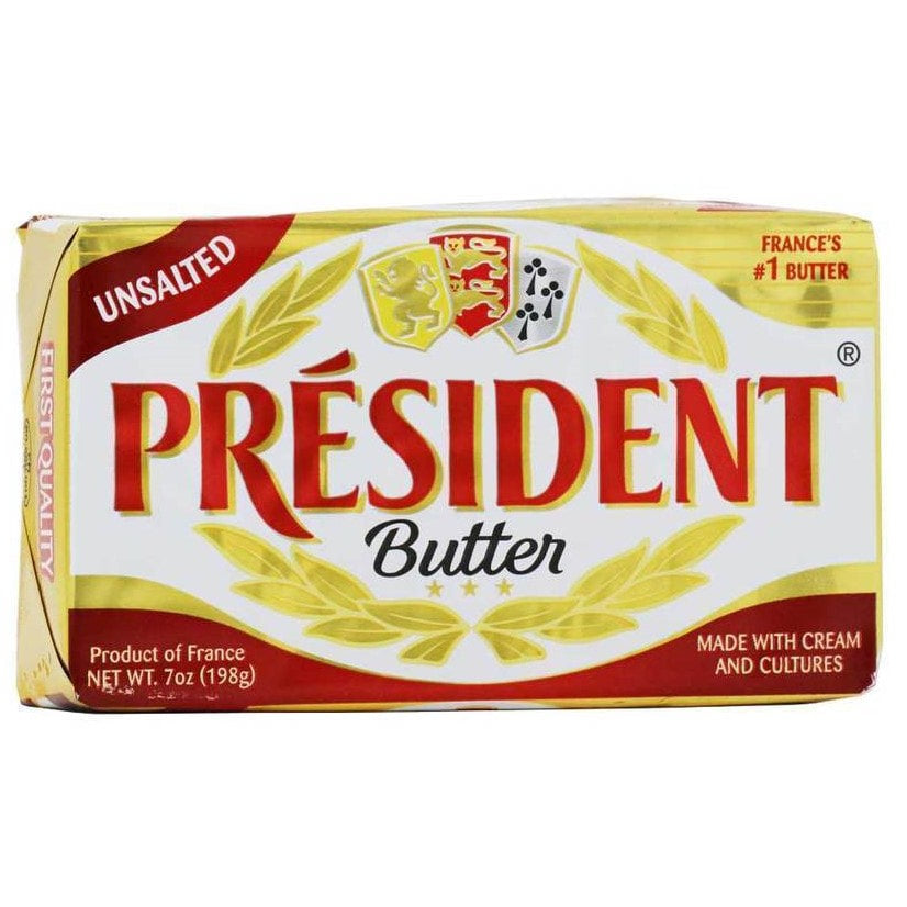 🇫🇷 Unsalted Cultured & Churned Gastronomique Butter, 7 oz (200g)