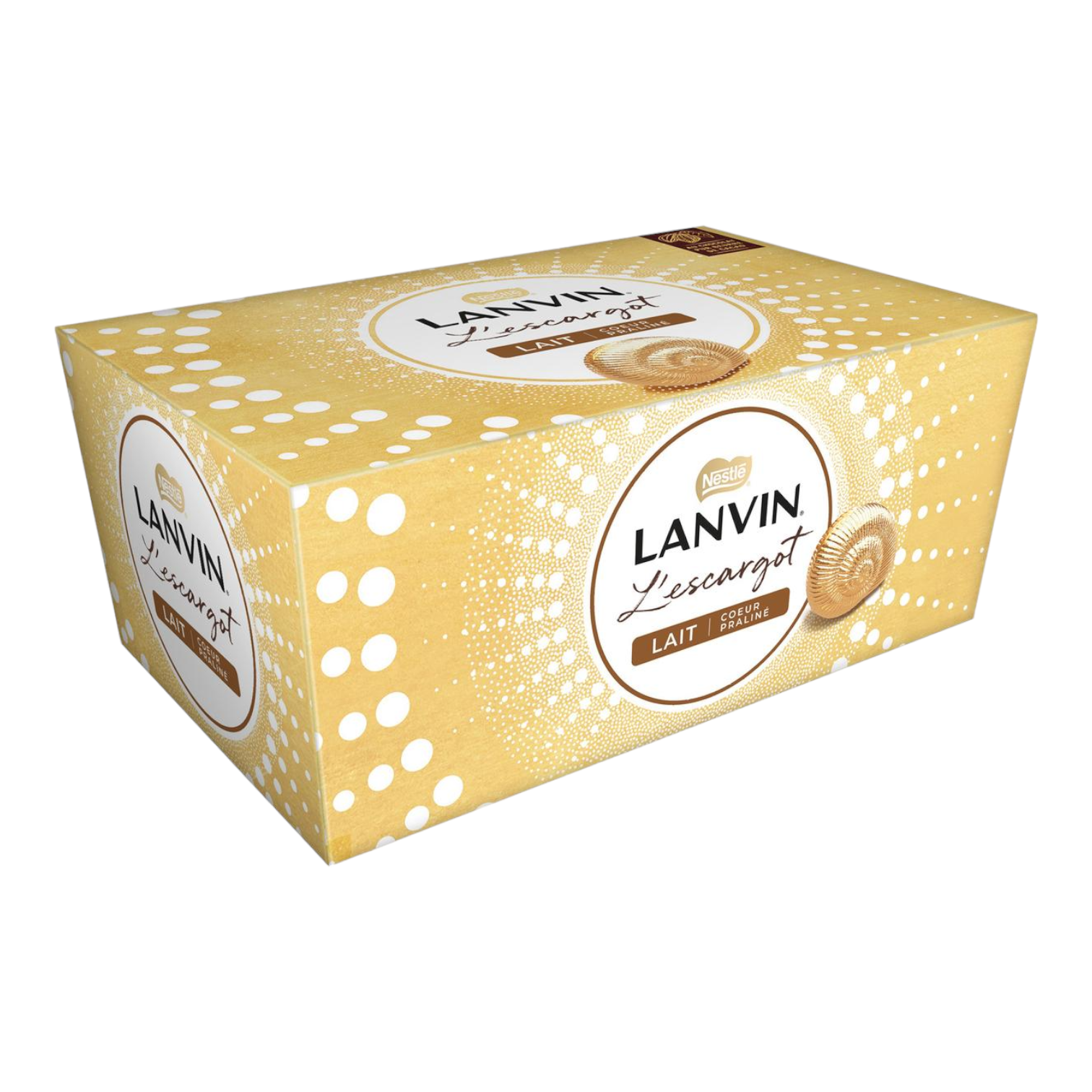 🇫🇷 10 L'Escargots Milk & Praline Chocolates by Lanvin, 5.8 oz (164g) *Best By Date: April 2025