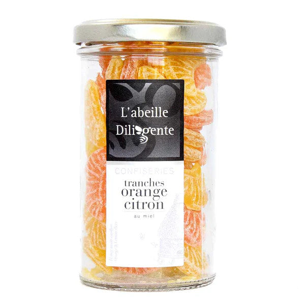 🇫🇷 Orange and Lemon Honey Candy, 5.3oz (150g)