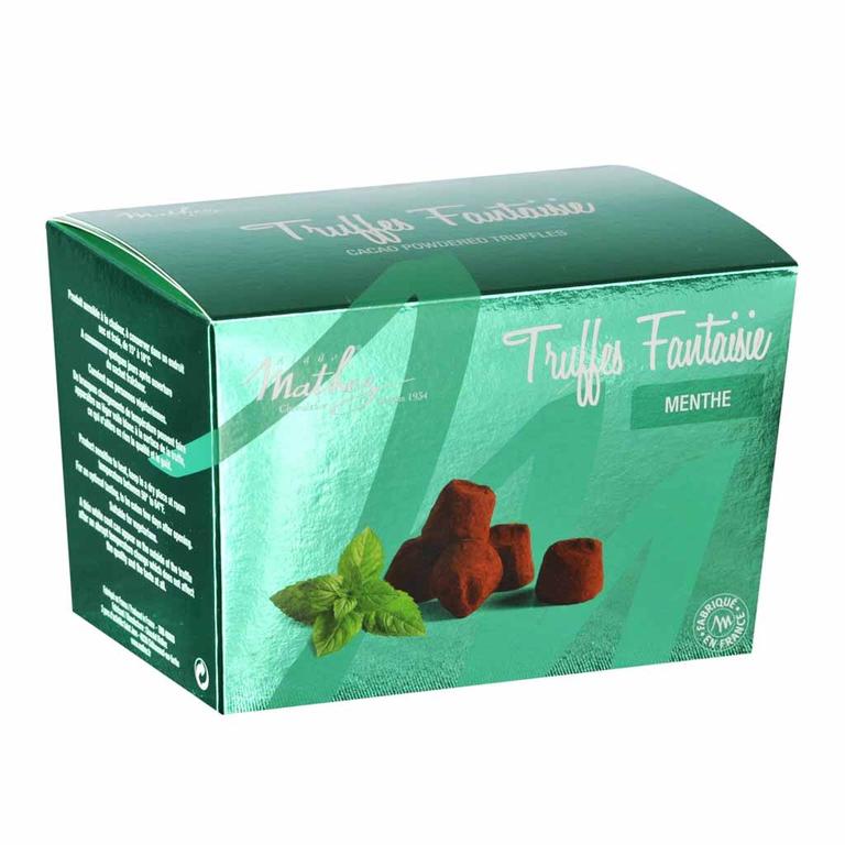🇫🇷 French Chocolate Truffle with Mint Crystals, 8.8 oz (250g)