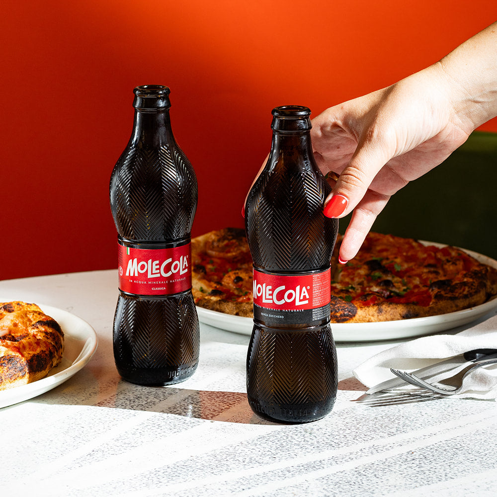 🇮🇹 MoleCola: The Original Italian Cola in Glass Bottle, 11.15 fl. oz. (330ml)