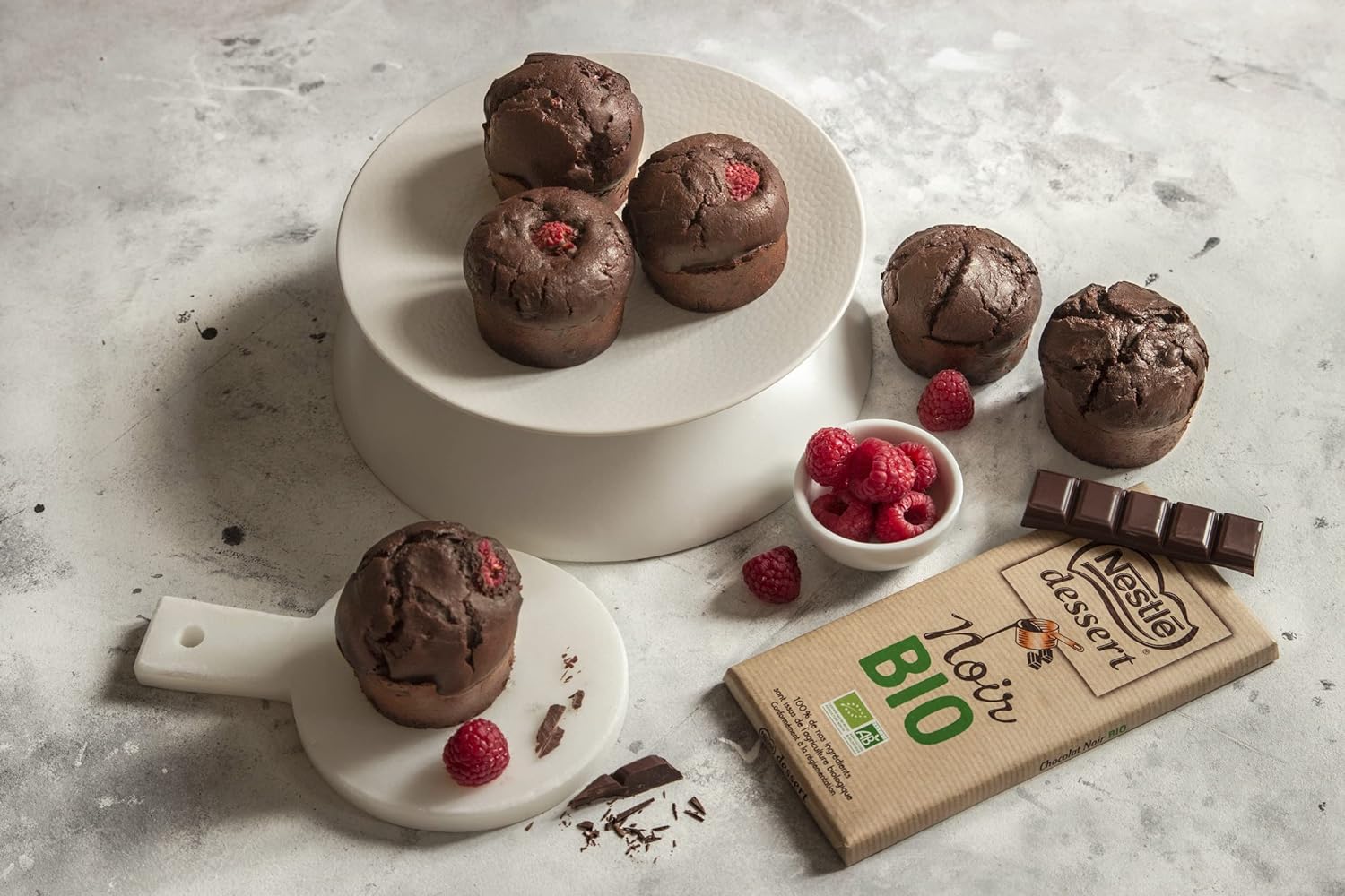 🇫🇷 Bio Organic Dark Chocolate Baking Bar (52%) by Nestlé Dessert, 7 oz (200g)