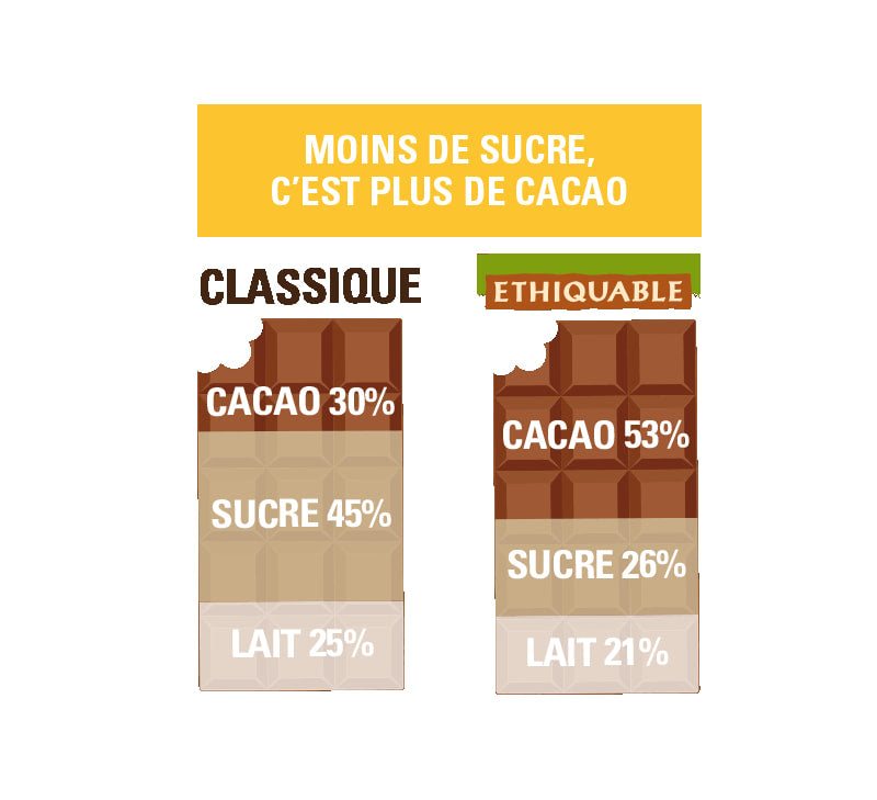🇫🇷 Organic Milk Chocolate (53% Cocoa from Guatemala), 3.5 oz (100g)