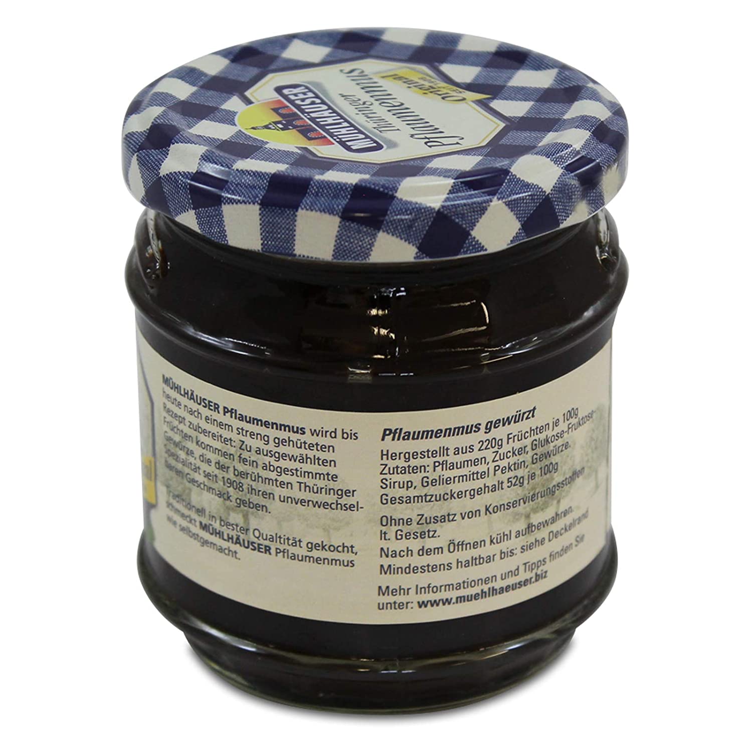 🇩🇪 Thuringer Plum 'Pflaumenmus' Jam, 15.87 oz (450g)