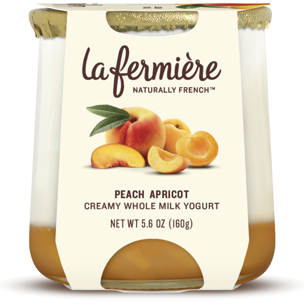 🇫🇷 Peach Apricot Yogurt, 4.9 oz (140g)