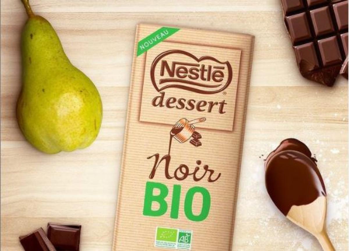 🇫🇷 Bio Organic Dark Chocolate Baking Bar (52%) by Nestlé Dessert, 7 oz (200g)