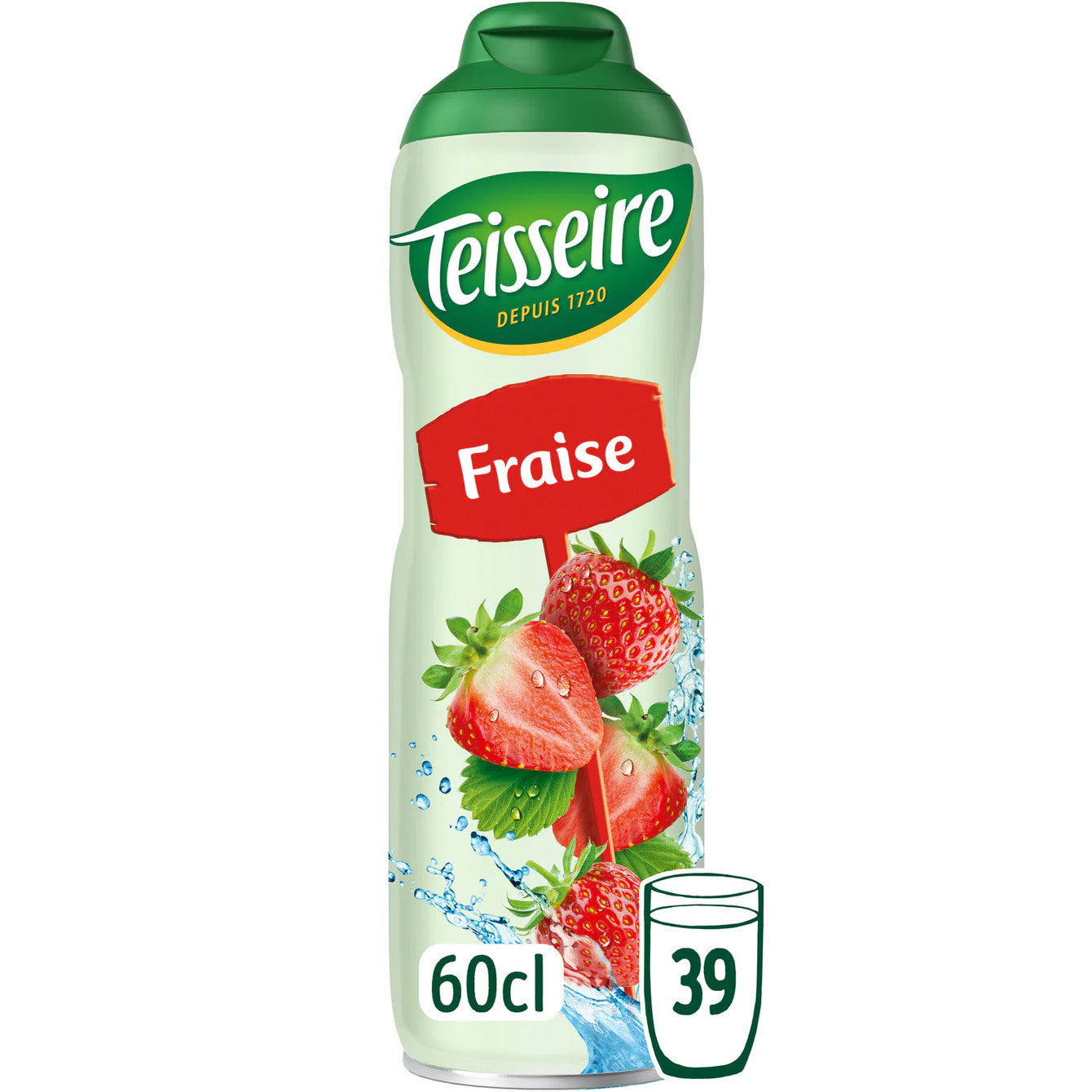 🇫🇷 Strawberry Syrup, 20.3 fl oz (600ml)