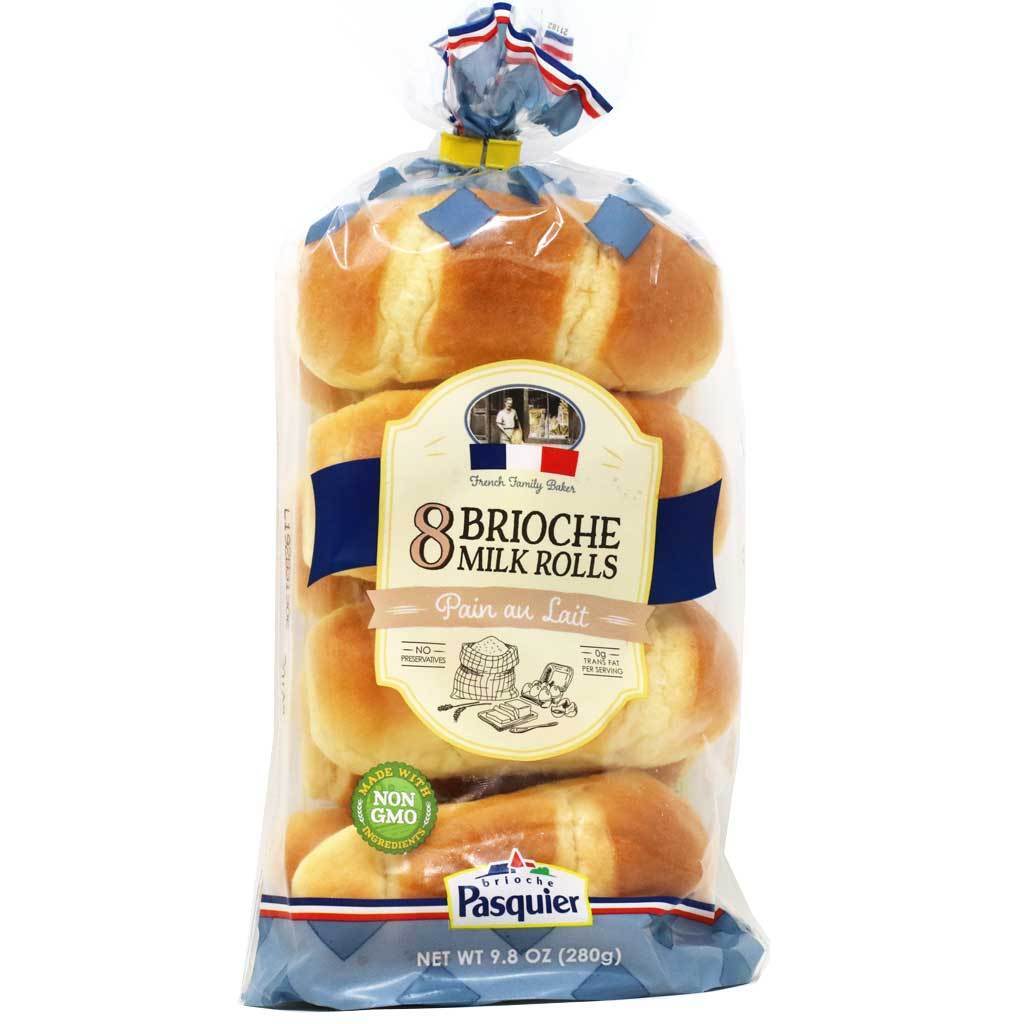 🇫🇷 8 Pains au Lait-Brioche Milk Rolls, 9.8oz (280g)