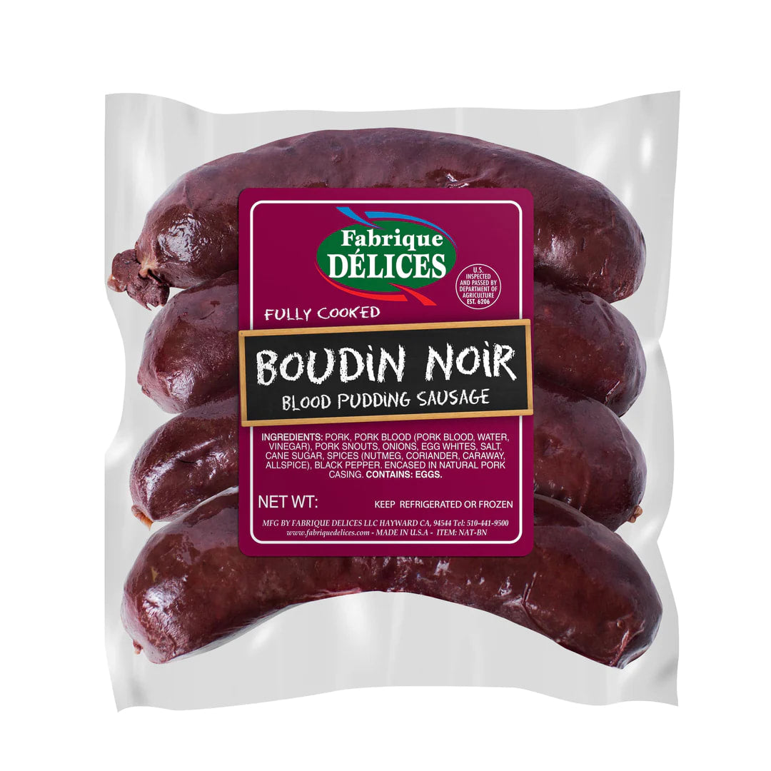 🇫🇷 4 Boudin Noir - Blood Sausage, (Frozen) ❄️
