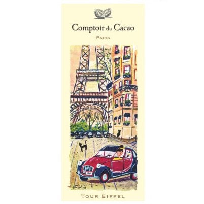 🇫🇷 Dark Chocolate (72%) "Tour Eiffel 2CV", 2.8 oz (80g)