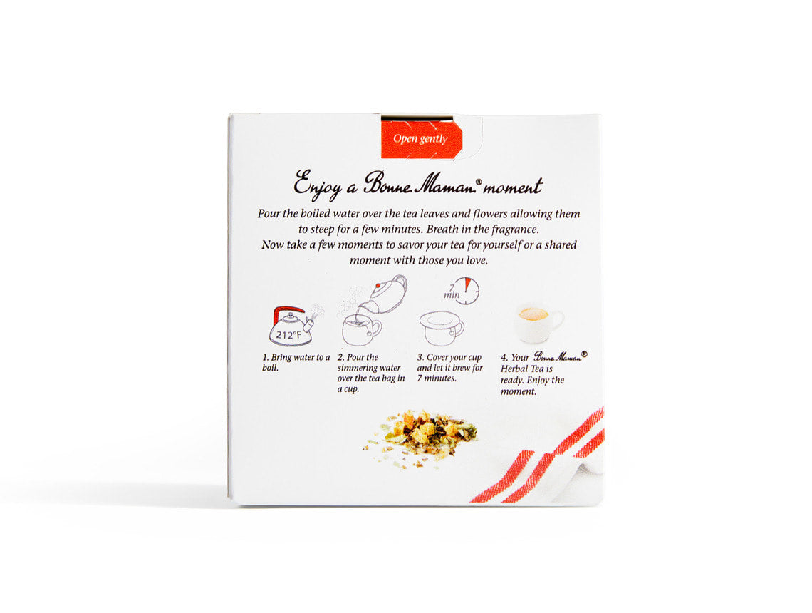 🇫🇷 16 Organic 'Sweet Delight' Herbal Tea Bags, 0.7 oz (19g) *BEST BY DATE: 10/7/2024