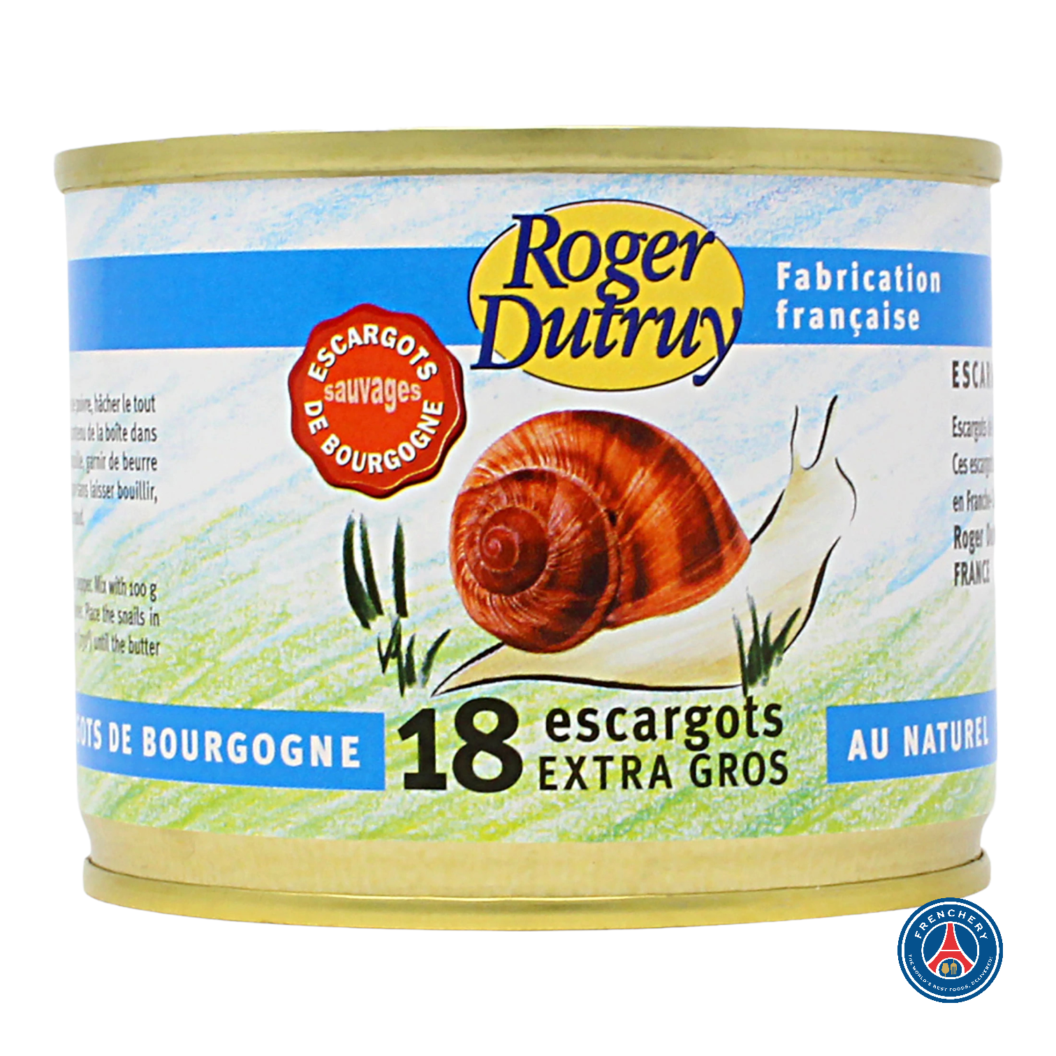 🇫🇷 18 Extra-Large Burgundy Snails/Escargots, 200g