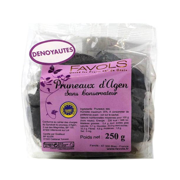 🇫🇷 Agen Pitted Prunes (Pruneaux d'Agen), 8.8 oz (250g)
