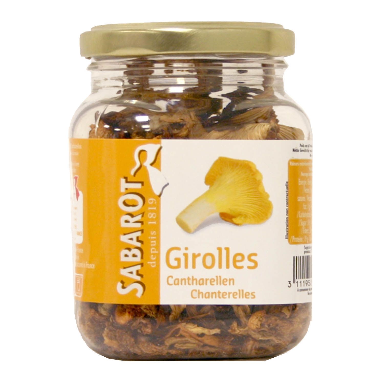 🇫🇷 Dried Chanterelles Mushroom Girolles, 1.1 oz (30g)