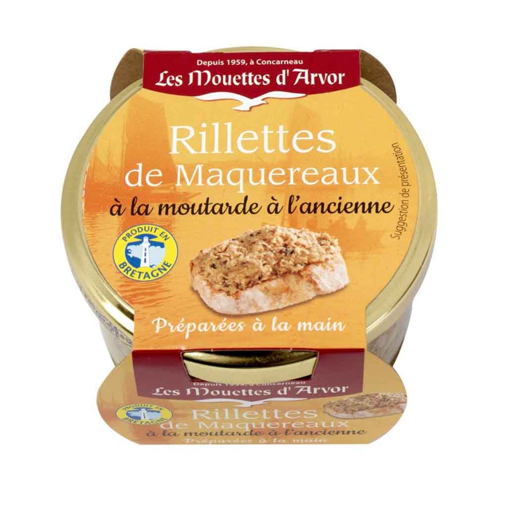 🇫🇷 Mackerel Rillettes w/ Mustard Sauce, 4.4 oz (125g)