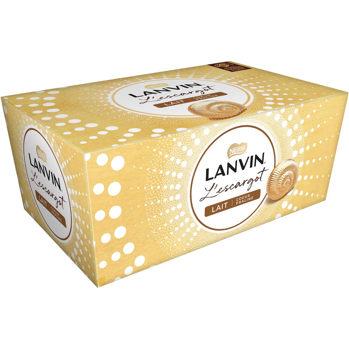 🇫🇷 10 L'Escargots Milk & Praline Chocolates by Lanvin, 5.8 oz (164g) *Best By Date: April 2025