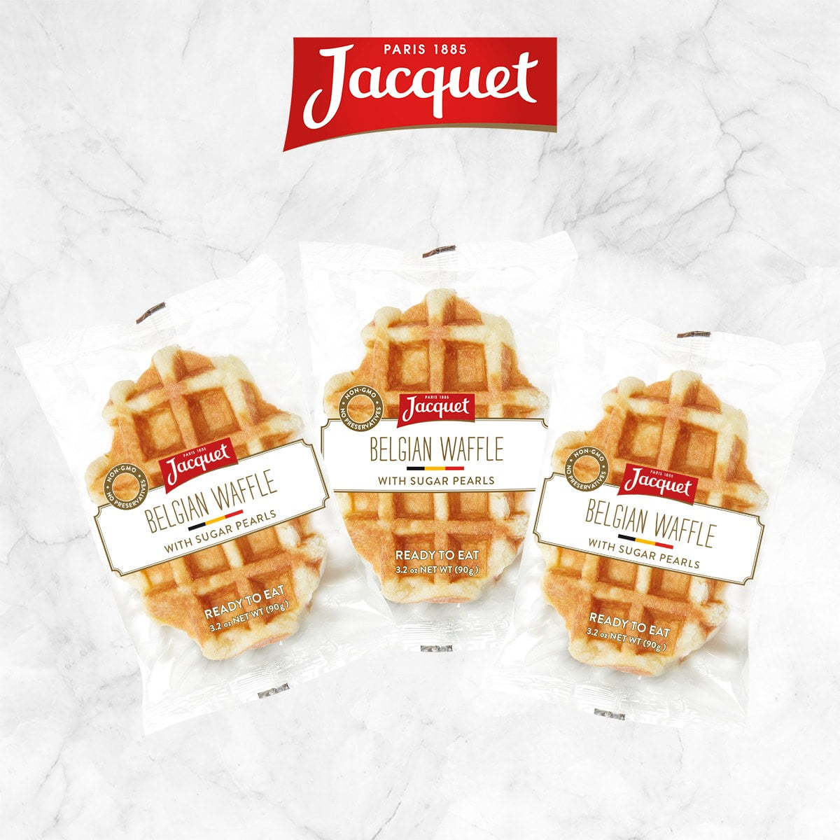 🇧🇪 Authentic Liège/Liégeoise Waffle, 3.2oz (90g)