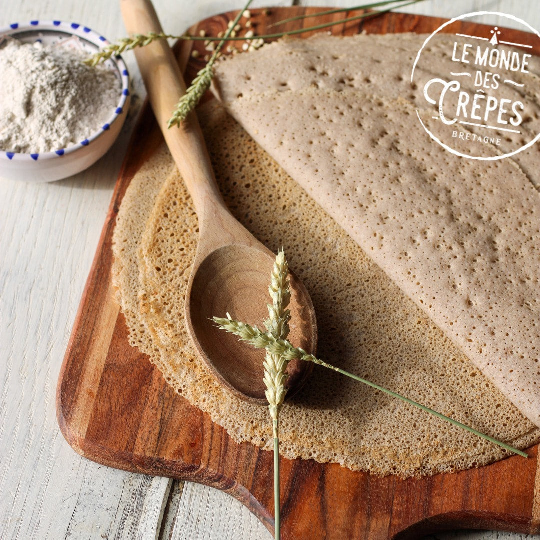 🇫🇷 10 Large Buckwheat Galette Crepes 14", (10.5 oz, 800g)