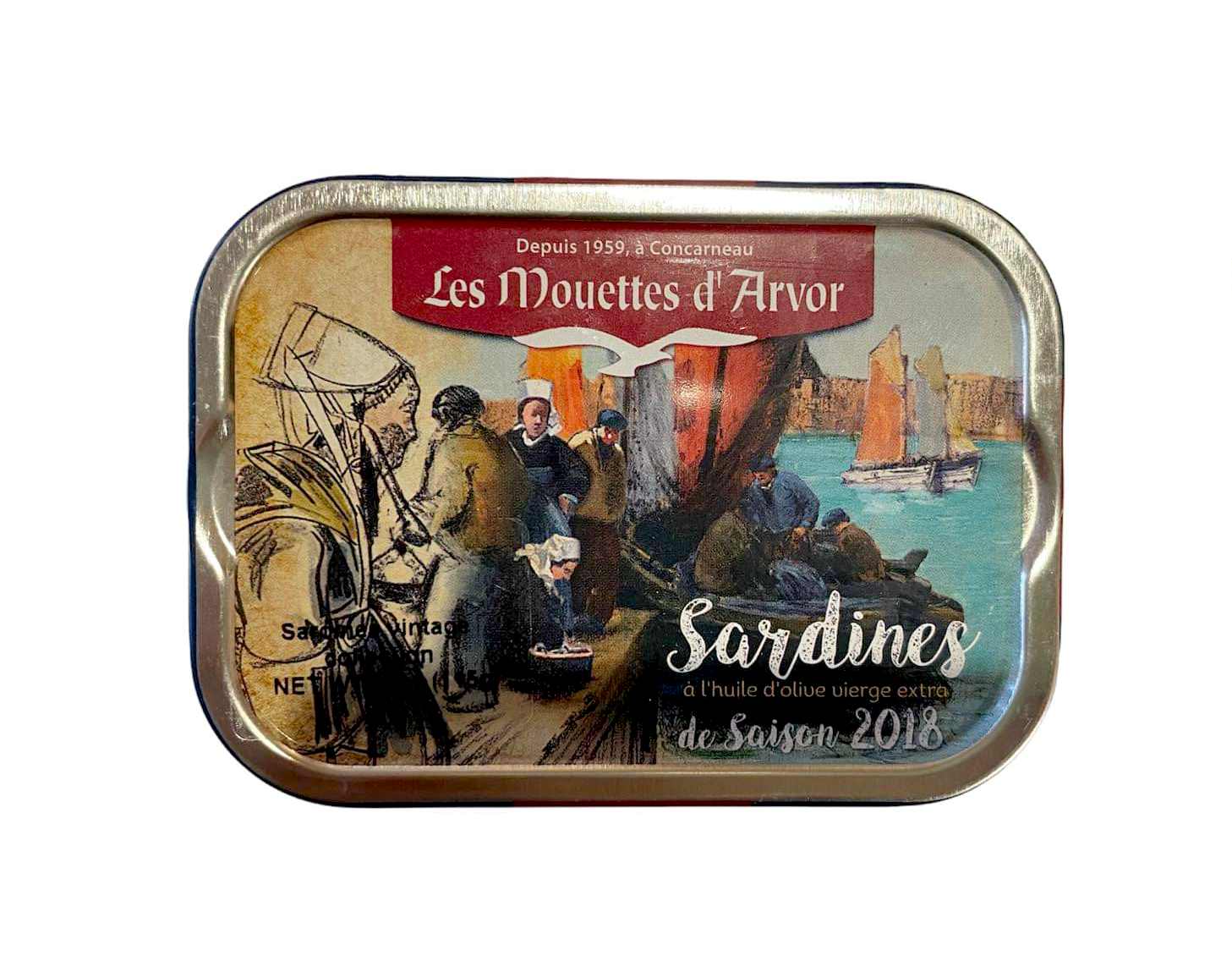 🇫🇷 Vintage Sardines "Sardine 2018" in EVOO, 4 oz (115g)