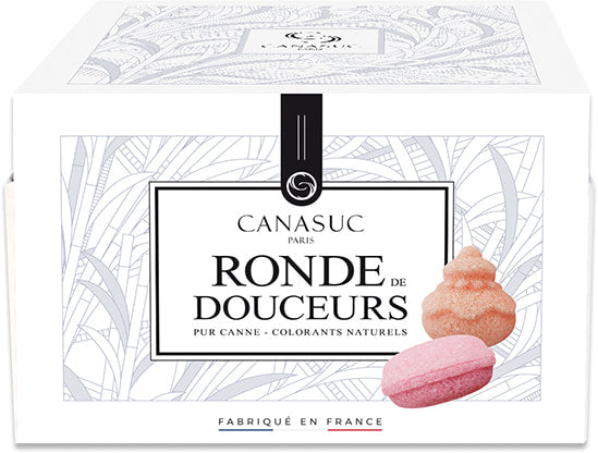 🇫🇷 64 Pastry-Shaped Cane Sugar 'Ronde de Douceurs', 6.3 oz (180g)