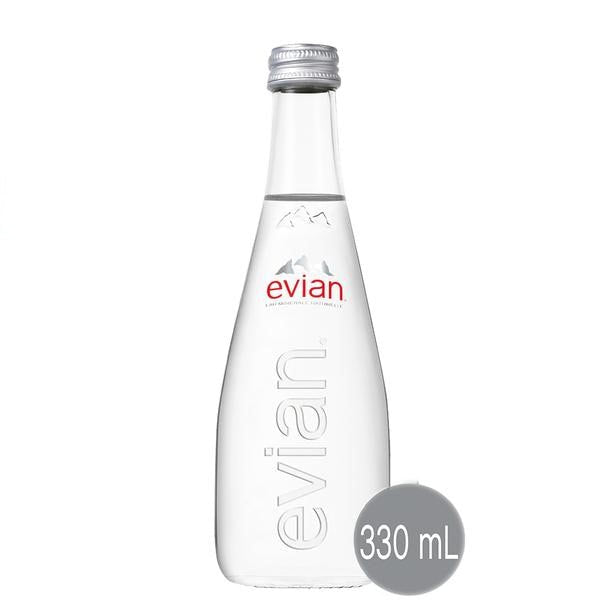 🇫🇷 Evian Water (Glass Bottle), 330 ml