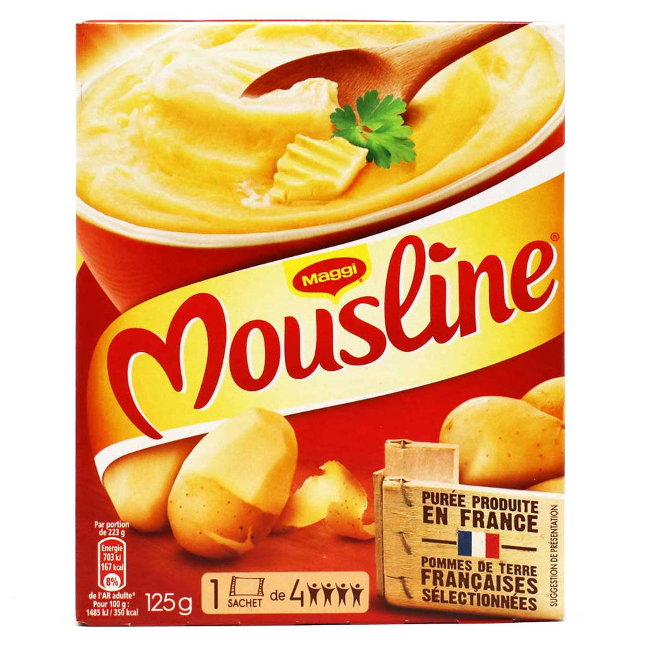 🇫🇷 Mousline Premium Instant Mash Potato Mix, 4.4 oz (125g)