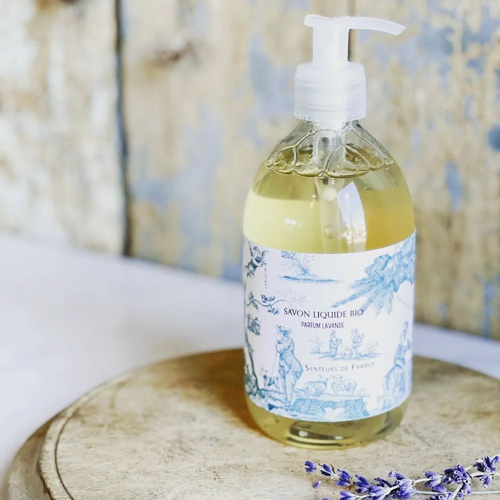 🇫🇷 Organic Lavender Liquid Soap, 15.34 fl oz (450ml)