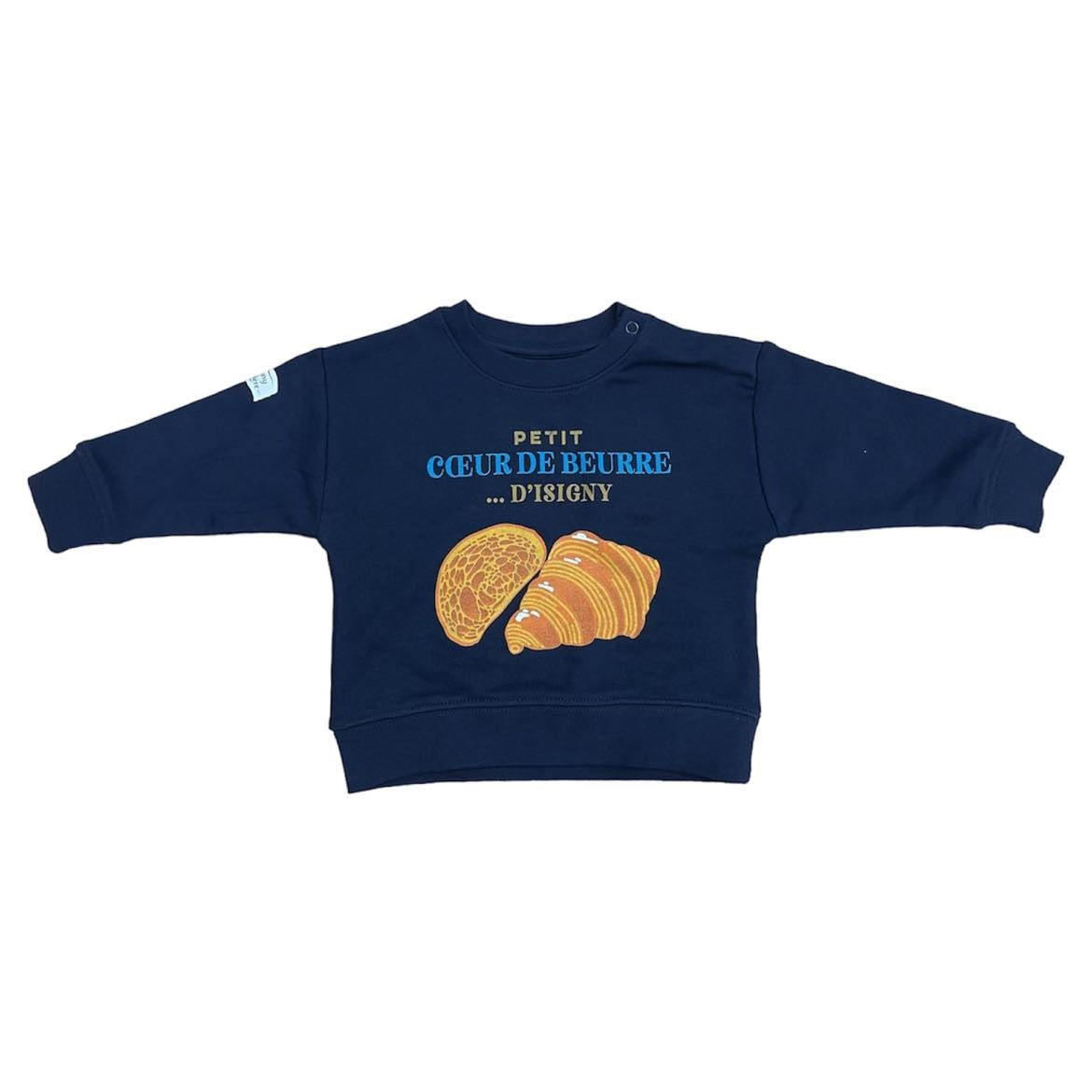 🇫🇷 Organic Cotton Baby Sweatshirt (6-12 Months) by Isigny Ste-Mère Apparel