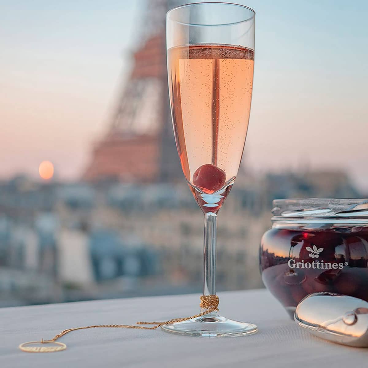 🇫🇷 Wild Griottines Morello Cherries in Kirsch Liqueur (15%), 11.8 fl. oz. (35cl)