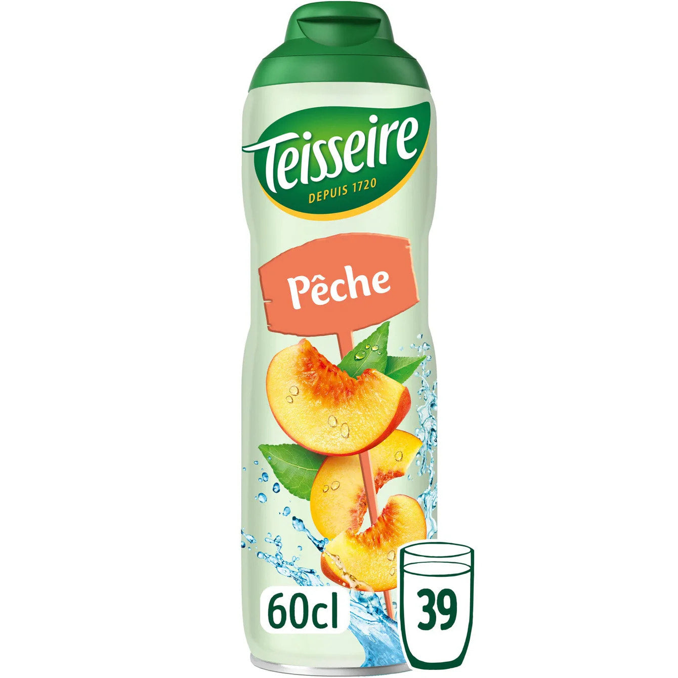 🇫🇷 Peach Syrup, 20.3 fl oz (600ml)