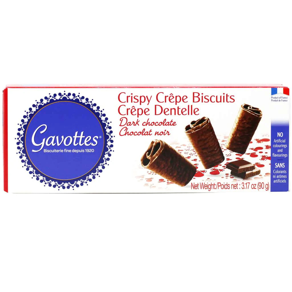 🇫🇷 18 Dark Chocolate Crispy Crepe Dentelle, 3.17 oz (90g)