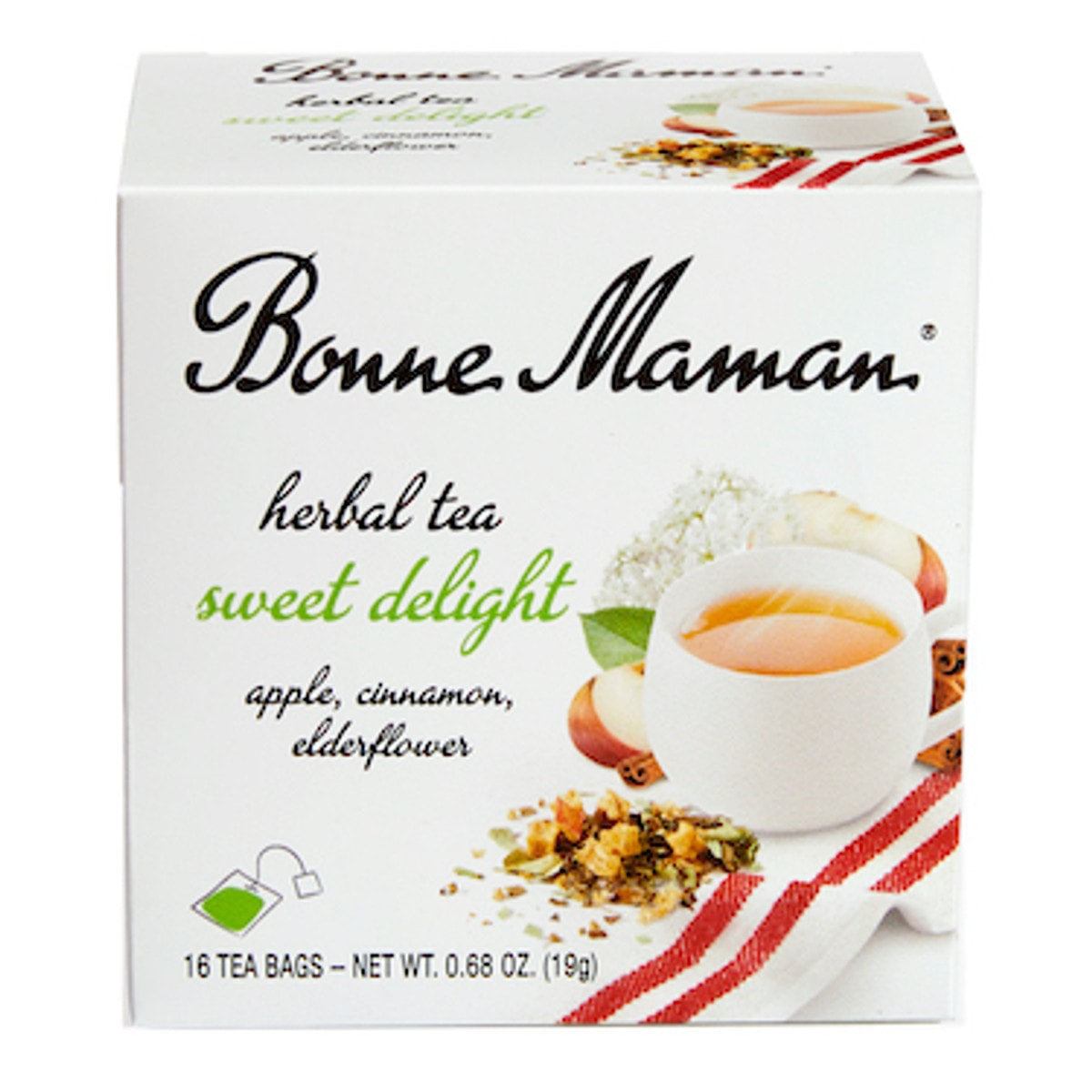 🇫🇷 16 Organic 'Sweet Delight' Herbal Tea Bags, 0.7 oz (19g) *BEST BY DATE: 10/7/2024