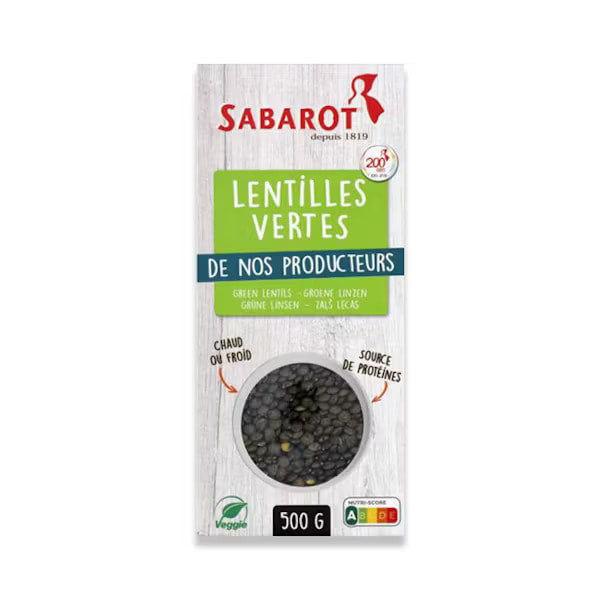 🇫🇷 Green Lentils, 17.6 oz (500g)