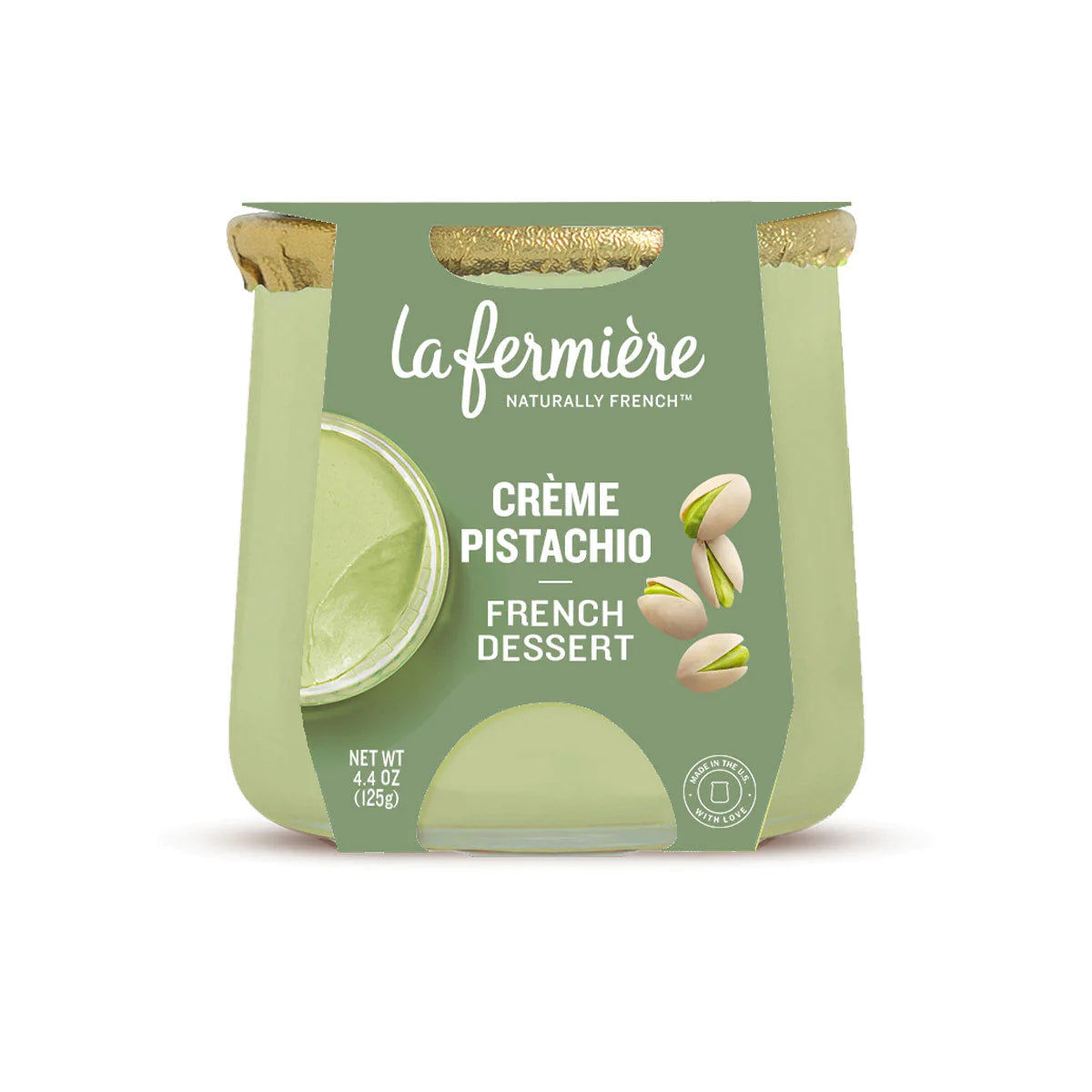 🇫🇷 Crème Pistachio (French Dessert), 4.4 oz (125g)