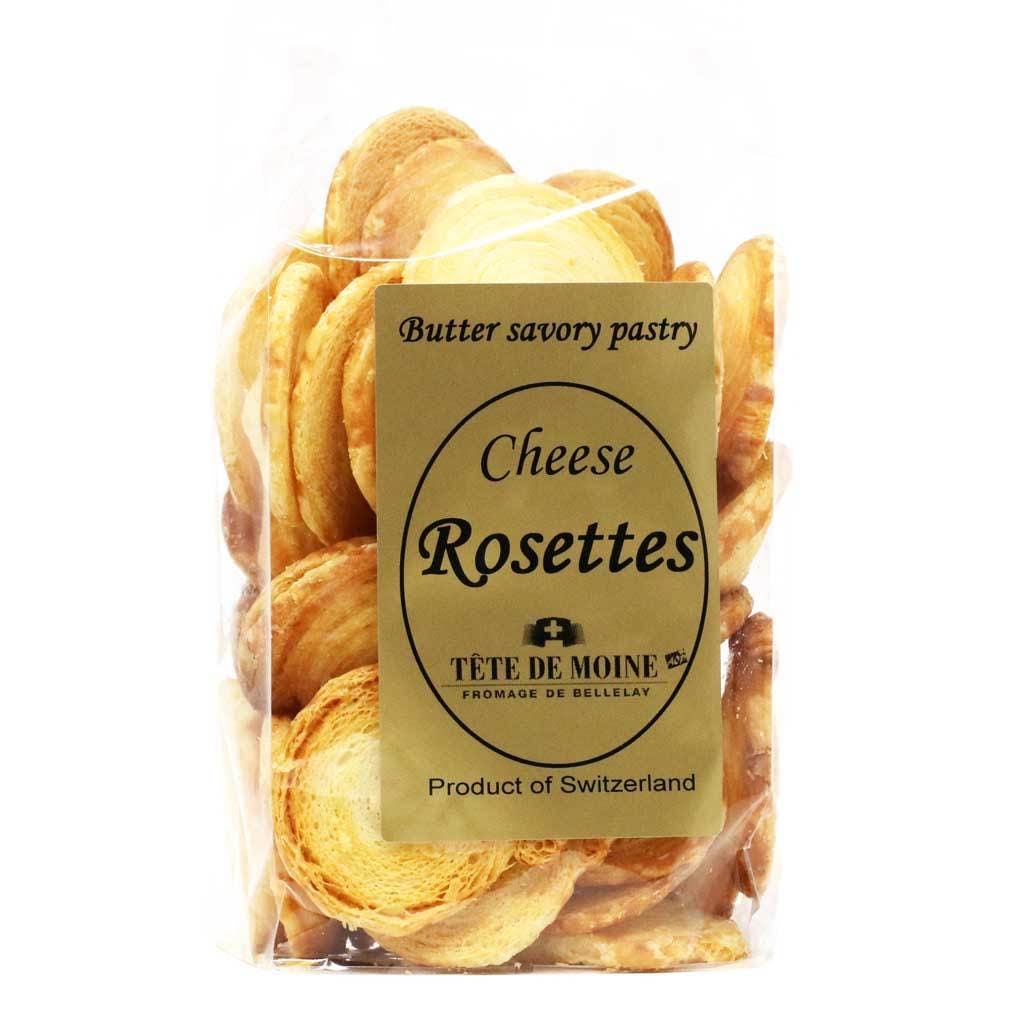 🇨🇭 Tête de Moine Cheese Rosettes Crackers, 4.4 oz (125g)