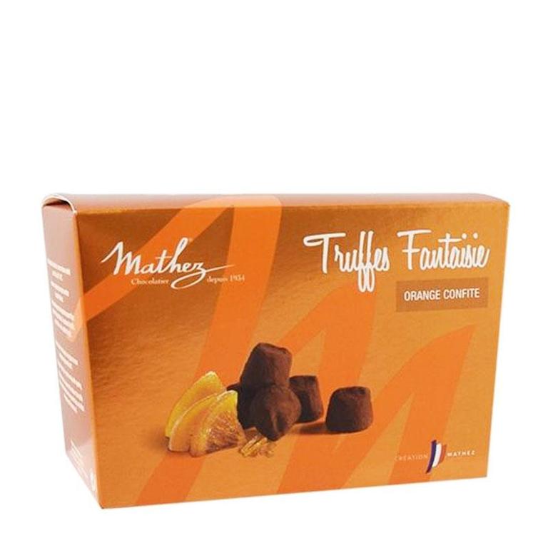 🇫🇷 French Chocolate Truffle with Candied Orange Peels, 8.8 oz (250g)
