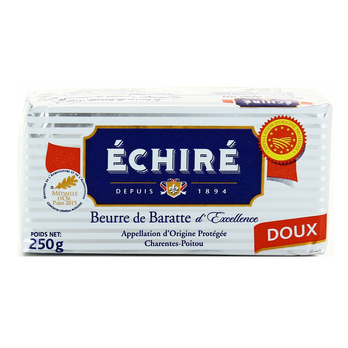 🇫🇷 Unsalted Churned/Baratte Butter, 8.8 oz (250g)