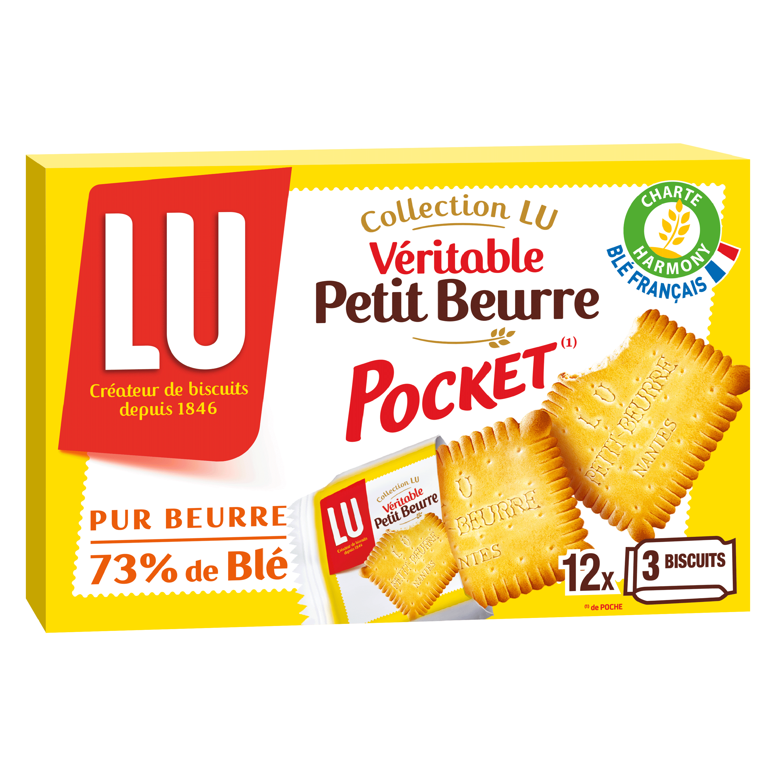 🇫🇷 36 Petit Beurre 'Pocket' Biscuits, 10.5 oz (300g)