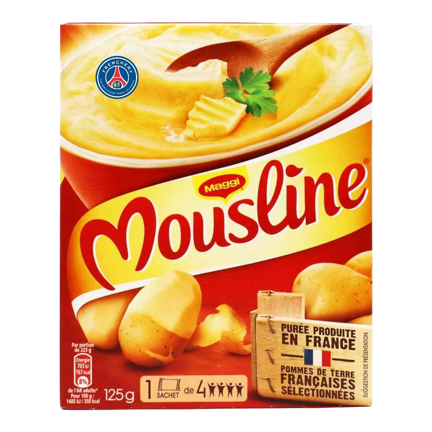 🇫🇷 Mousline Premium Instant Mash Potato Mix, 4.4 oz (125g)