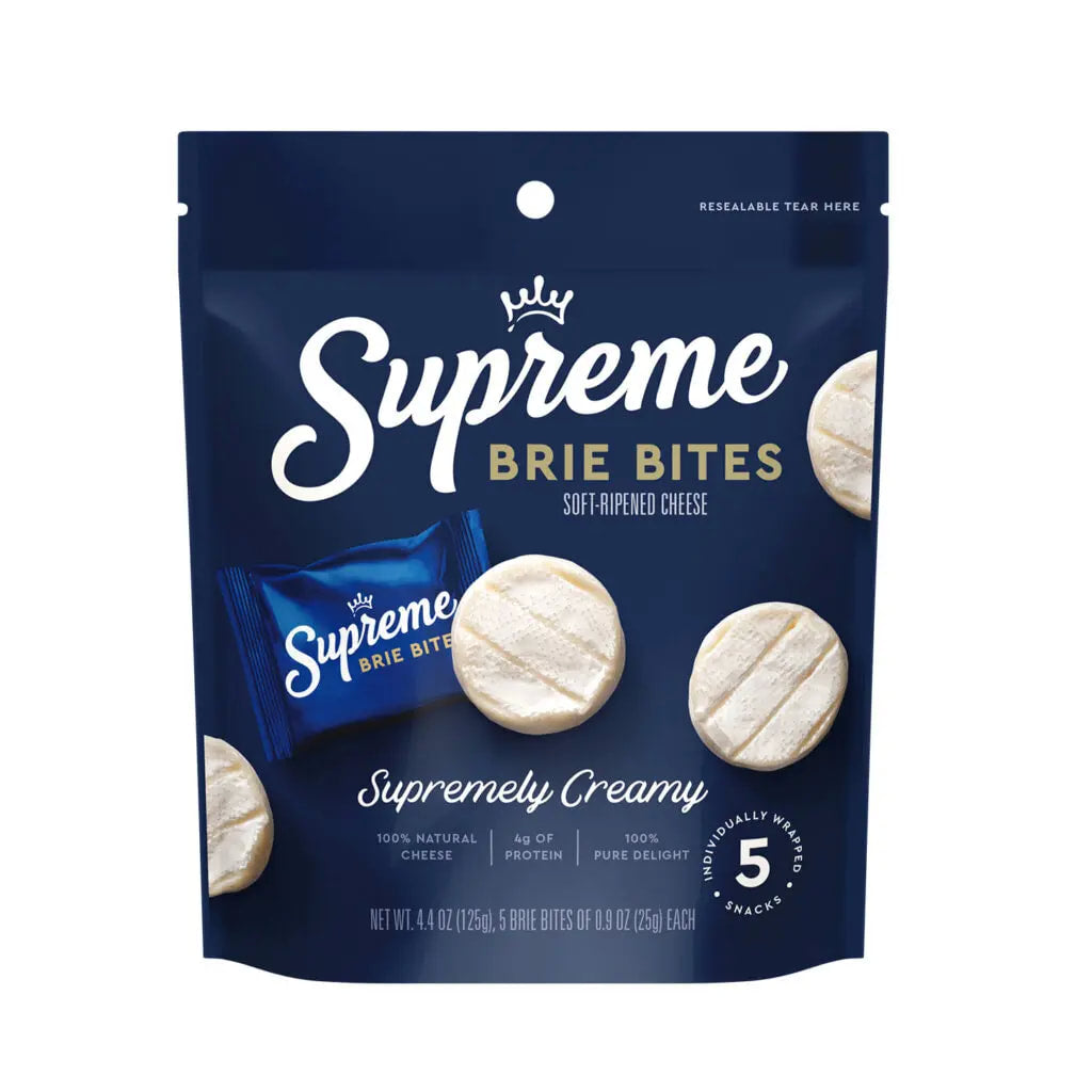 🇫🇷 5 Supreme Brie "Caprice-des-Dieux-style" Bites, 4.4 oz (125g) 🐄