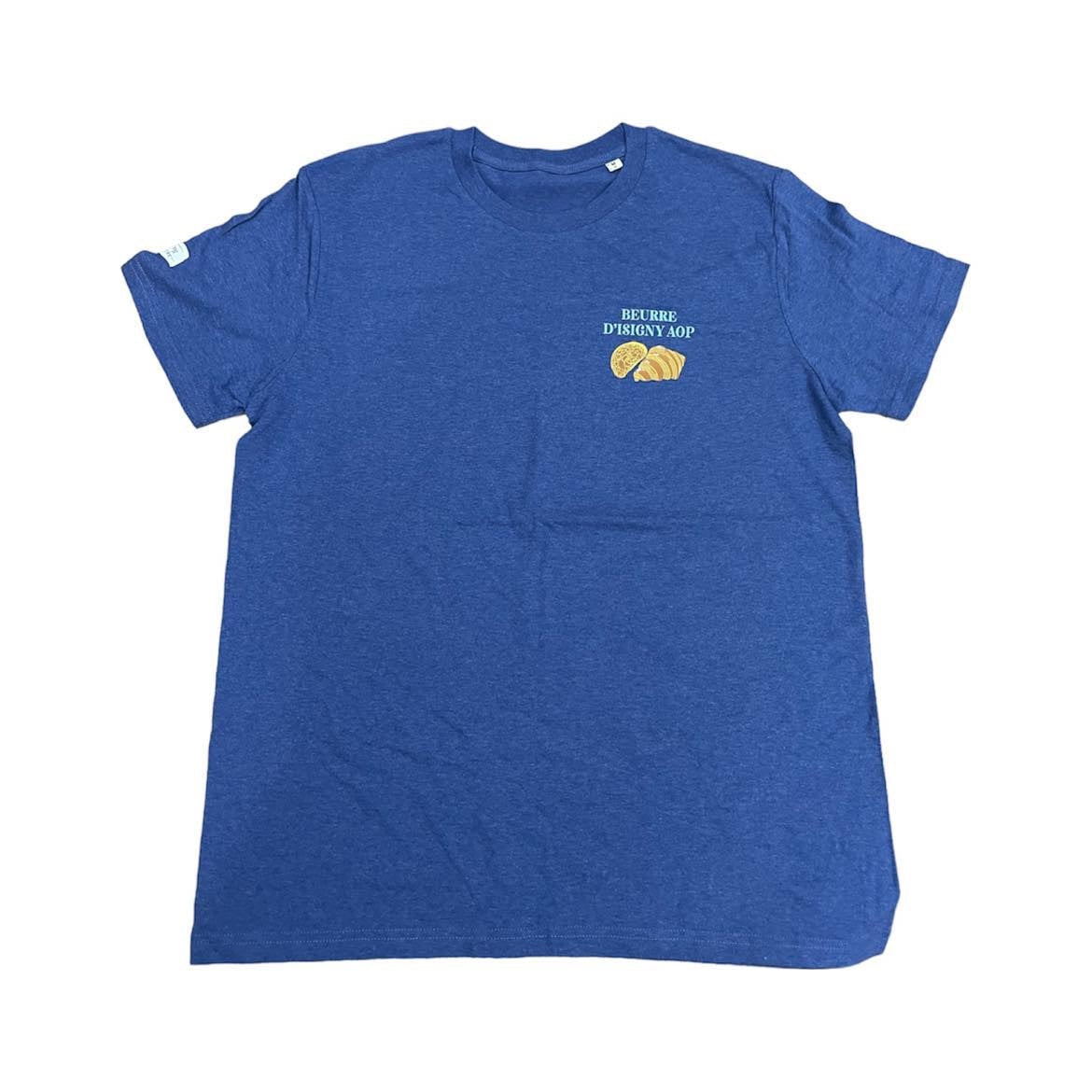 🇫🇷 Organic Cotton T-Shirt 'Croissant Beurre' by Isigny Ste-Mère Apparel