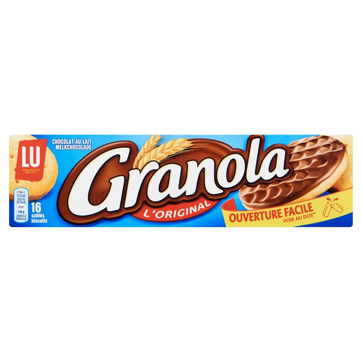 🇫🇷 16 Granola Milk Chocolate Cookies, 7 oz (200g)