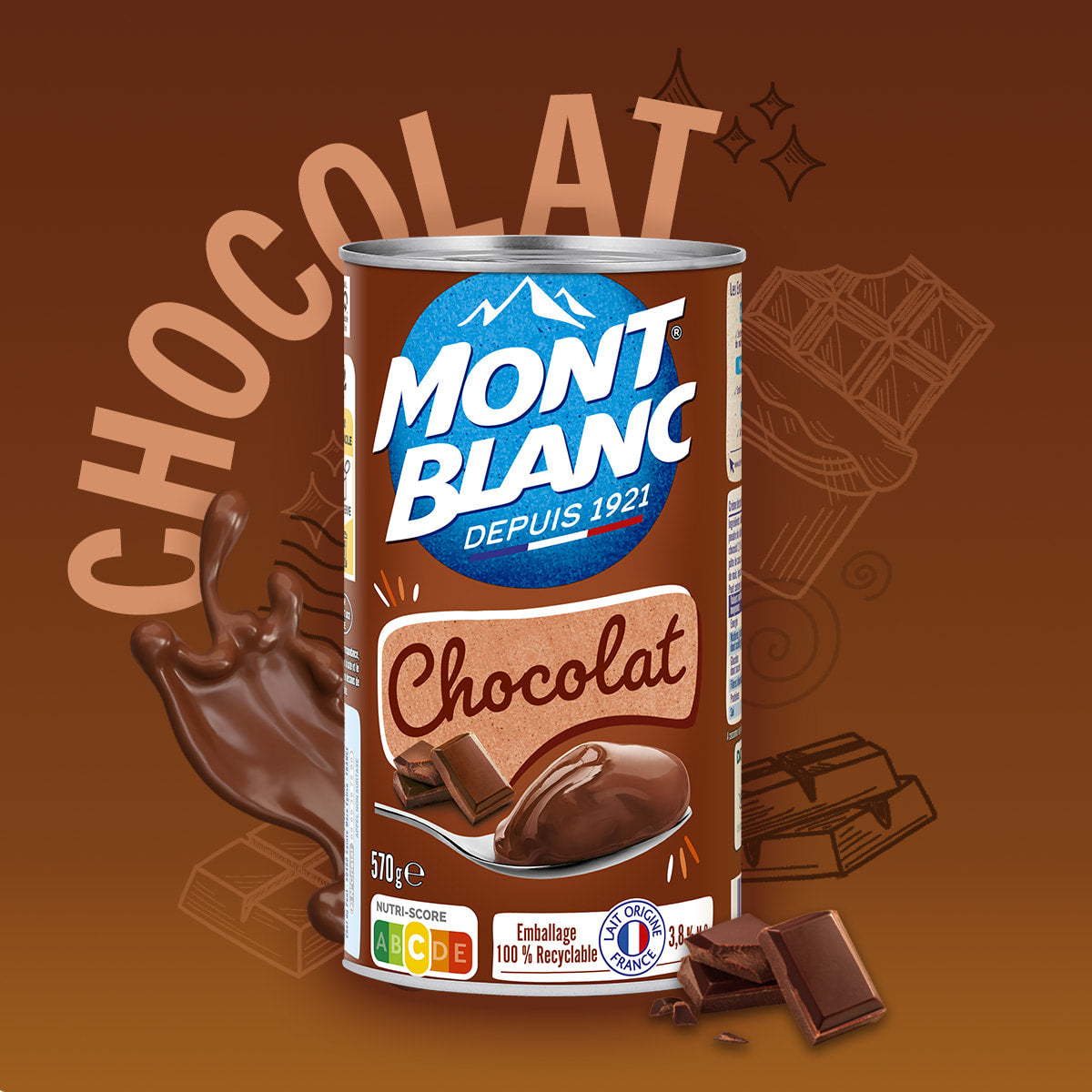 🇫🇷 Crème Chocolat (French Chocolate Dessert), *Dented Can